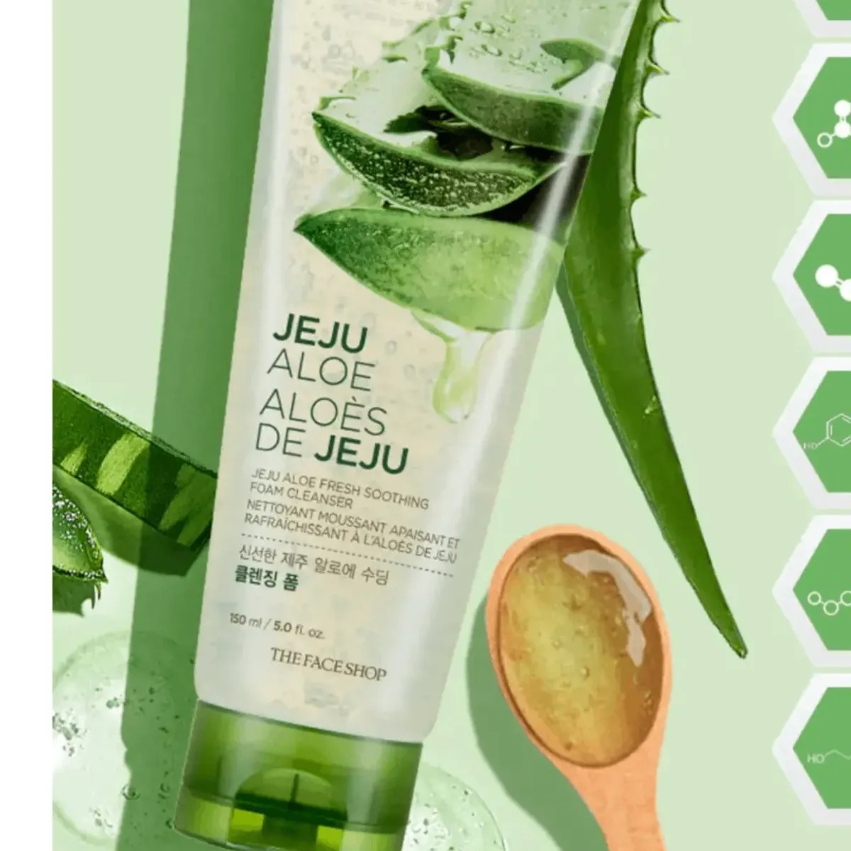 Blumel Jeju Aloe Vera Sữa Rửa Mặt Hàn Quốc