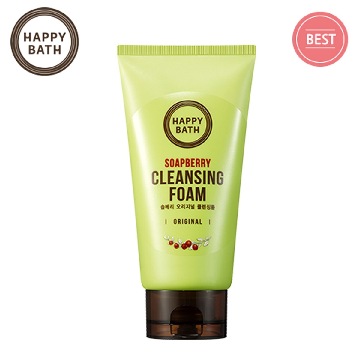 Happy Bath Nature Soapberry Cleansing Foam Sữa Rửa Mặt Trị Mụn