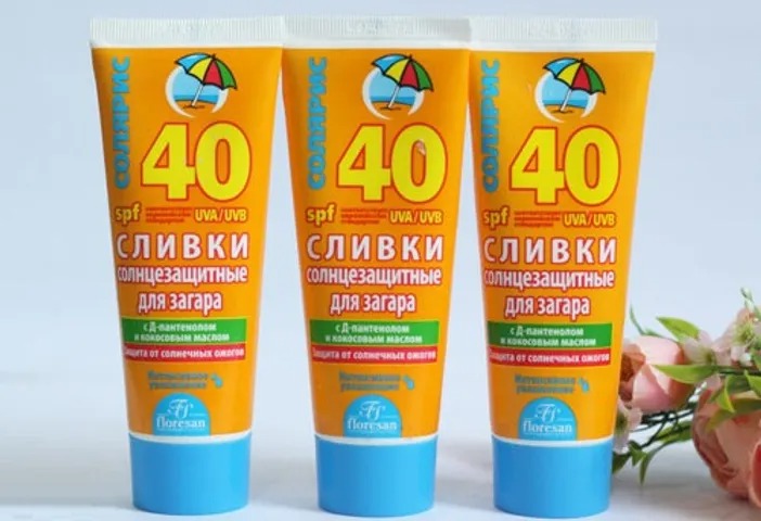 Kem Chống Nắng - Chống Thấm Nước SPF40 Nga