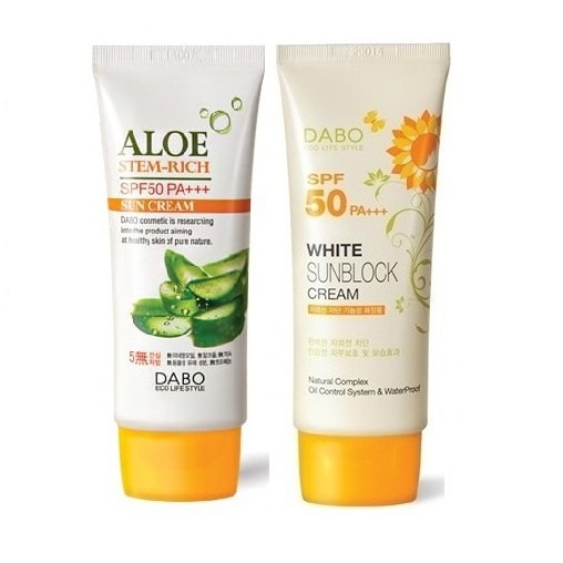 Kem Chống Nắng Lô Hội Dabo Aloe Stem – Rich Sun Cream SPF50 PA