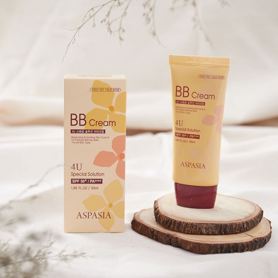 Kem Nền Chống Nắng Aspasia 4U Special B.B Solution Cream SPF50 PA