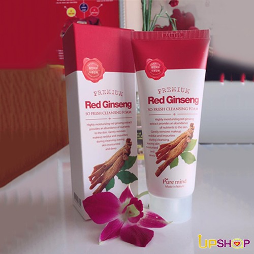 Pure Red Sobeak Sữa Rửa Mặt Nhân Sâm Hàn Quốc 100ml Cách Dùng Hiệu Quả Pure Red Sobeak Sữa Rửa Mặt