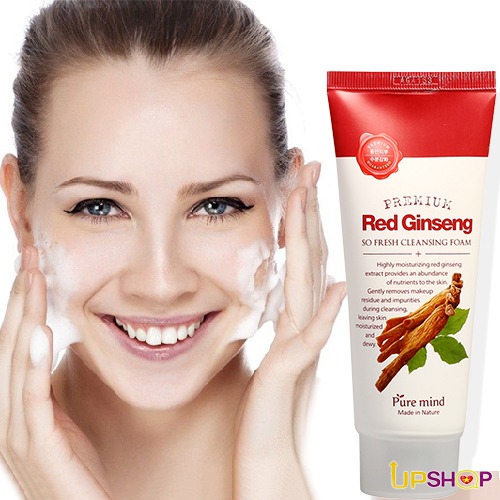 Pure Red Sobeak Sữa Rửa Mặt Nhân Sâm Hàn Quốc 100ml Cách Dùng Hiệu Quả Pure Red Sobeak Sữa Rửa Mặt