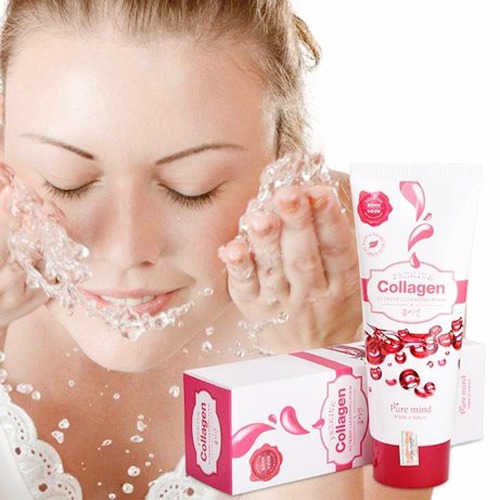 Sữa Rửa Mặt Pure Mind Collagen Premium Cleansing Foam