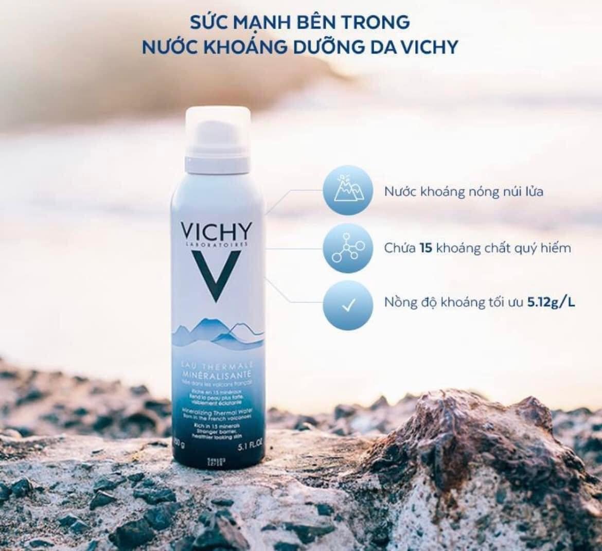 Vichy Eau Thermale Xịt Khoáng Cao Cấp 50g Pháp