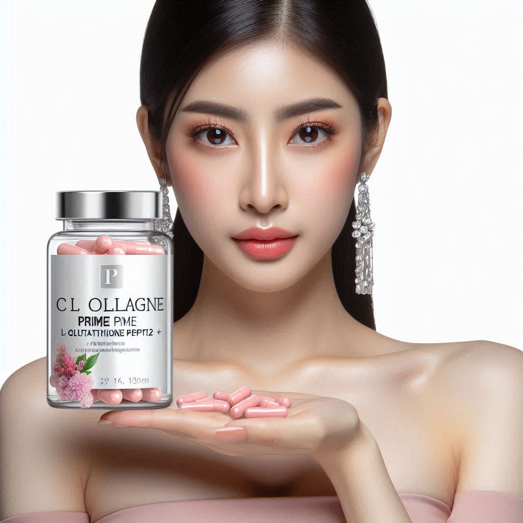 Viên Uống Trị Mụn Trắng Da CL Collagen Prime Thái Lan