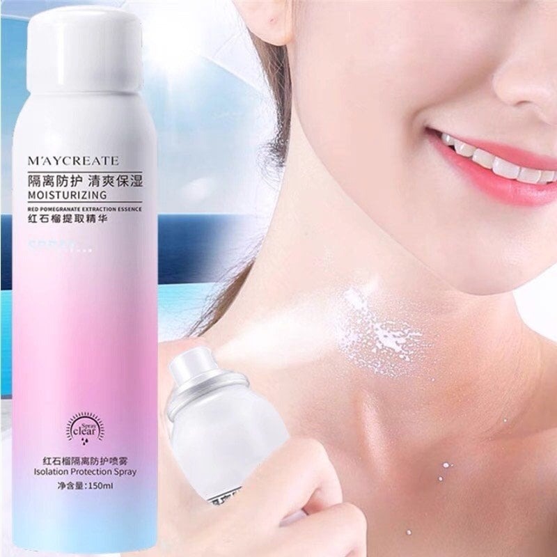 Xịt Chống Nắng Trắng Da Maycreate 150ml